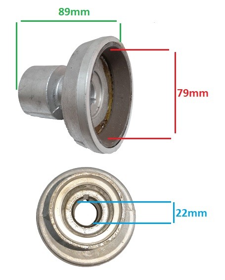 Ambreiaj conic superior cu ferodou pentru motosapa / motocultor Bronto, Szentkiraly, Robix